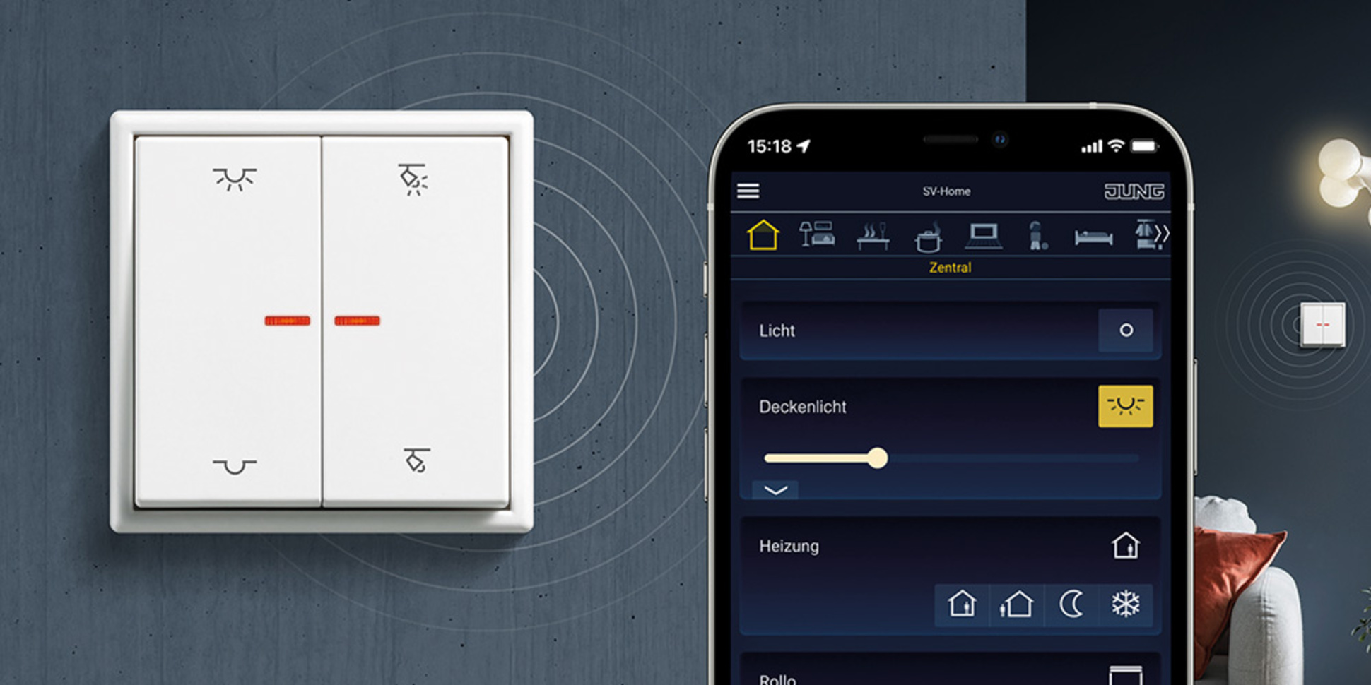 KNX RF Taster bei Elektro Steib GmbH in Pfaffenofen